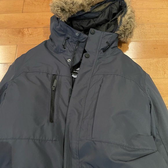 Mens Firefly grey winter coat - Picture 2 of 3